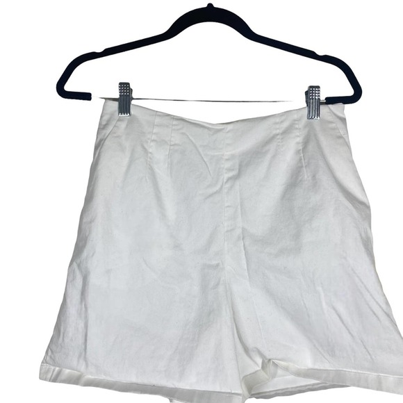 1901 white high waisted shorts sz 8 - Picture 5 of 7